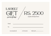 LAYDEEZ GIFT CARD.